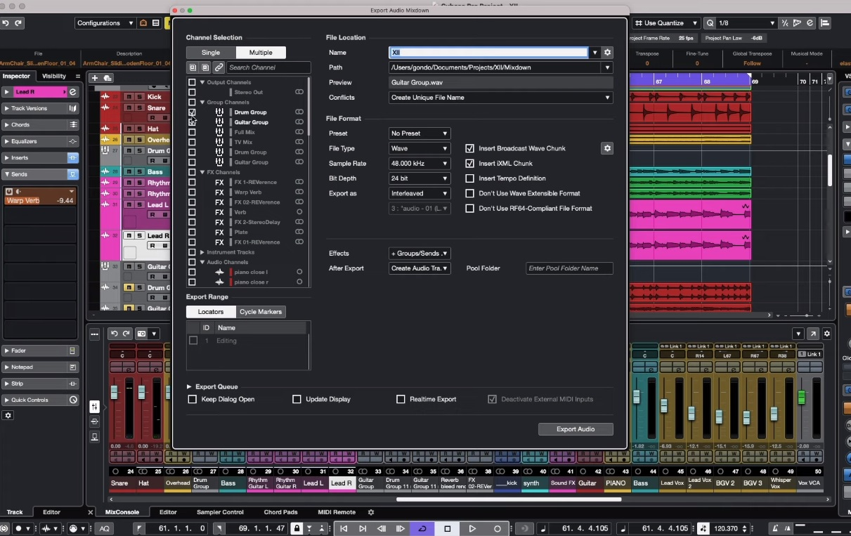 Audio Editing Programs - Cubase Step 3