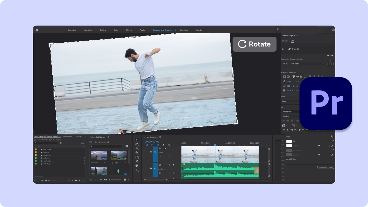How to Rotate Video in Premiere Pro in 3 Easy Steps