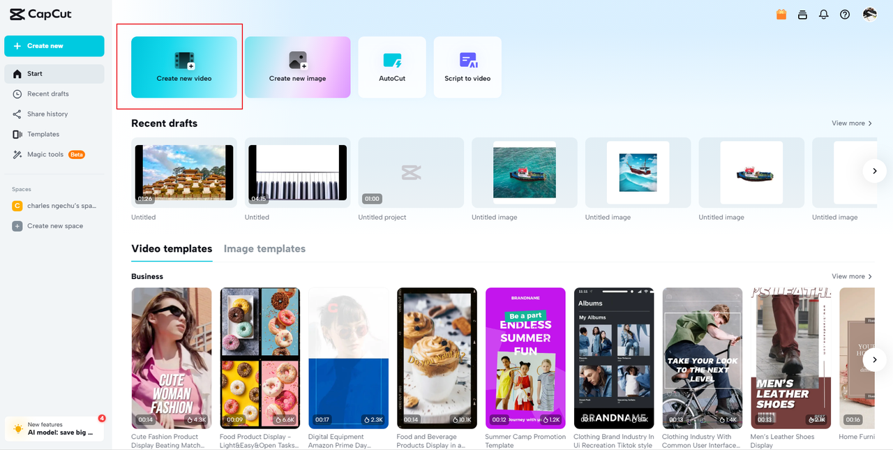 CapCut online video editor