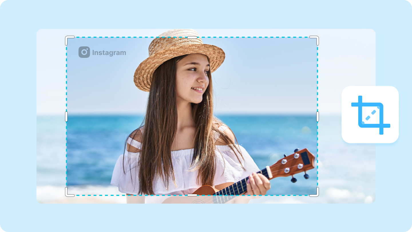 Recortando fotos para instagram 