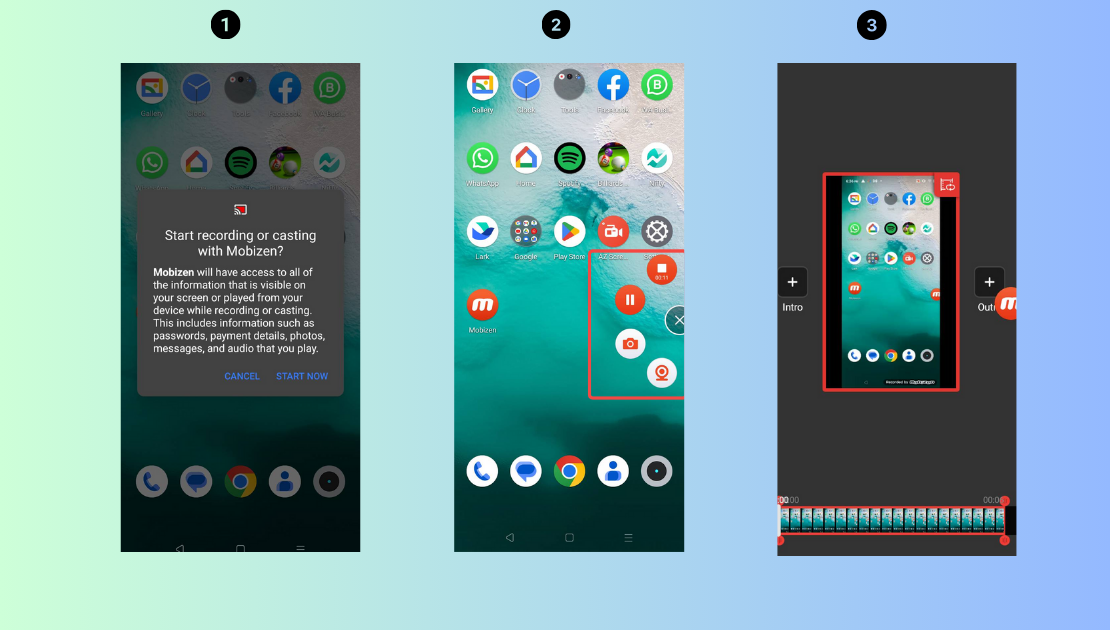 Mobizen screen recorder