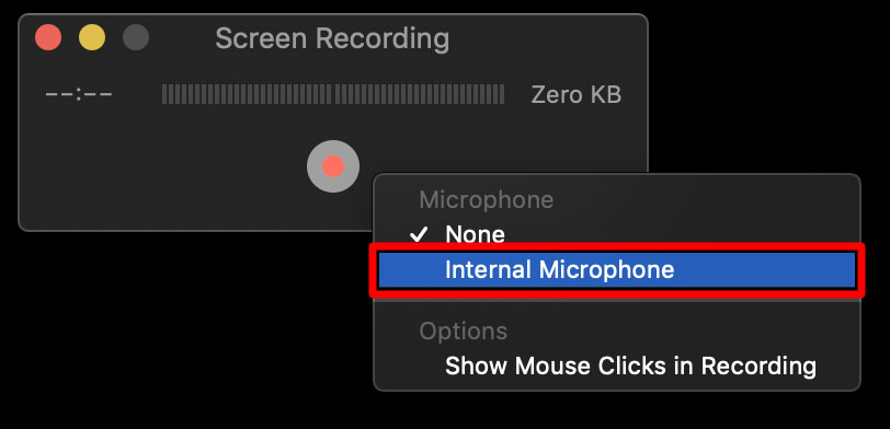 save your recording