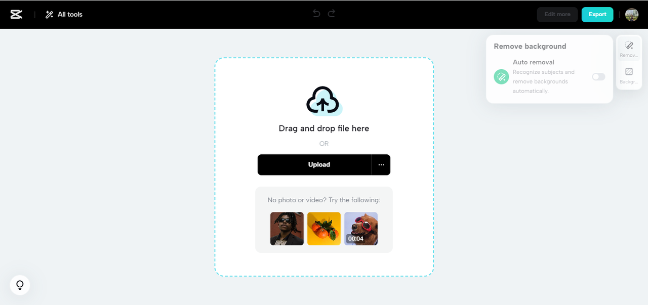 Upload and edit your photos with your preferred AI-powered tools