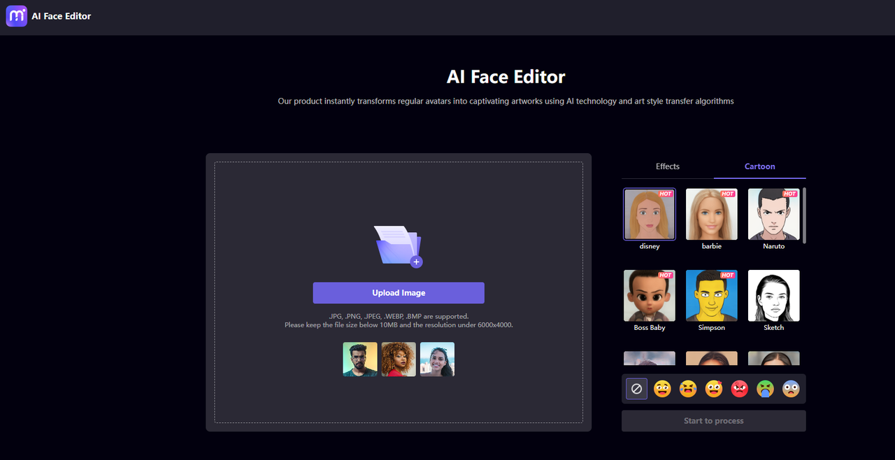 3d cartoon photo editor