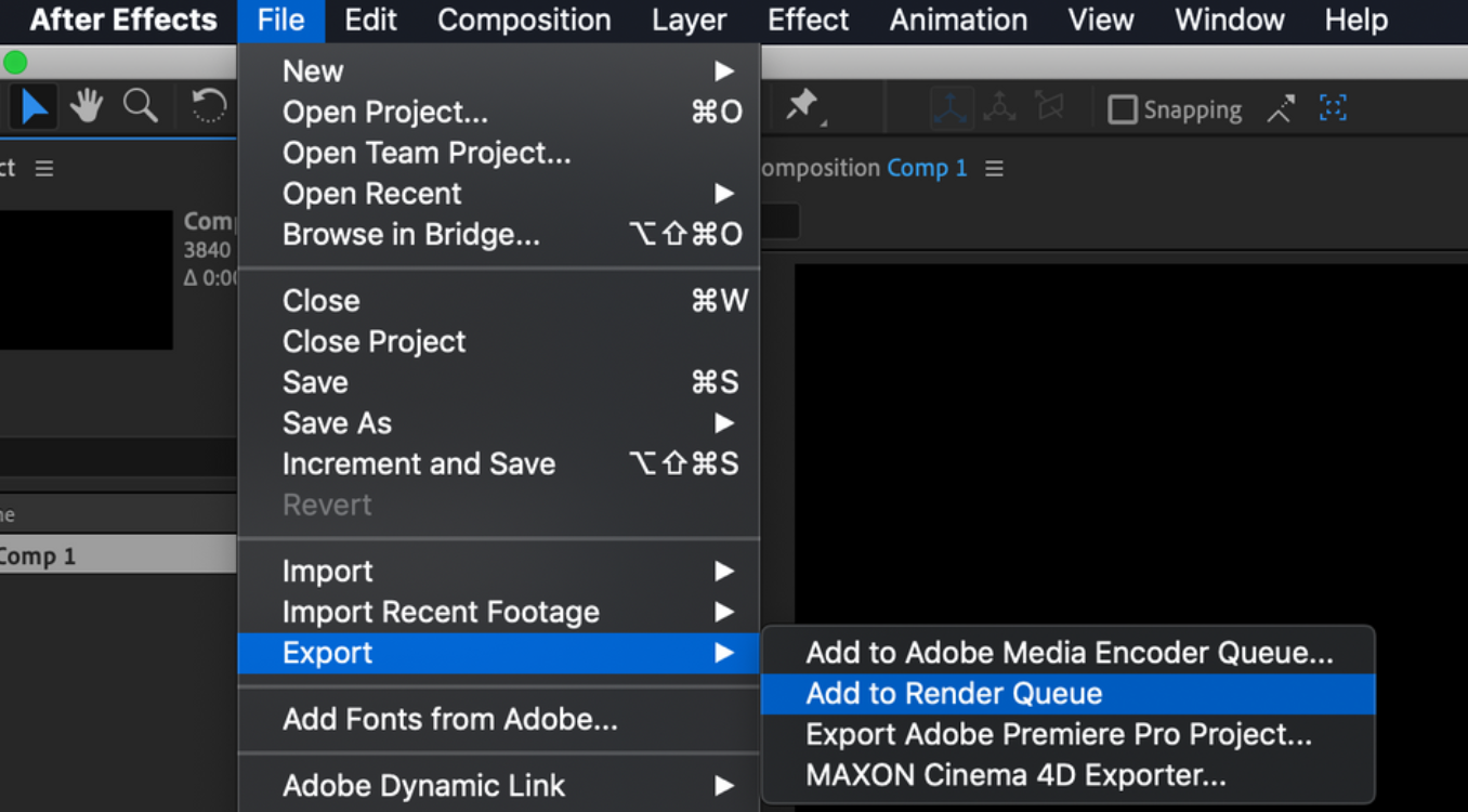 Export video