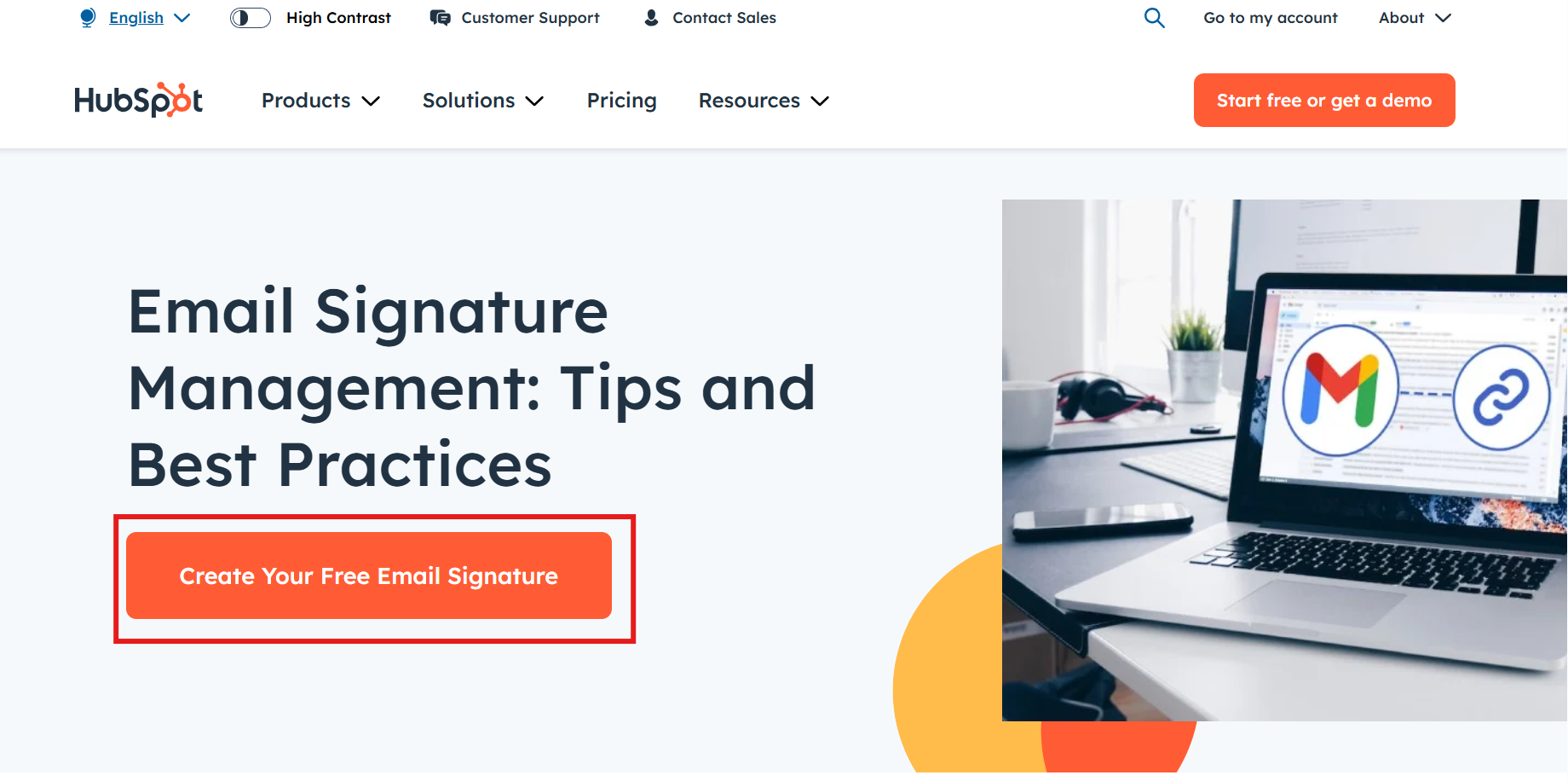 HubSpot-Signaturmail erstellen
