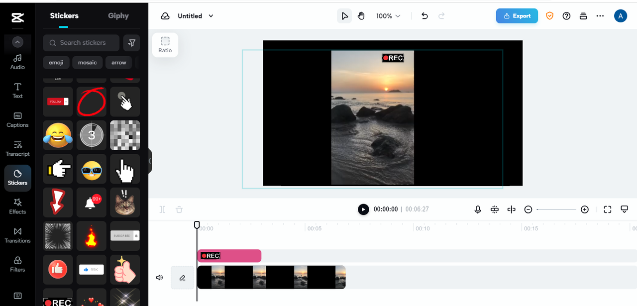 video editing features