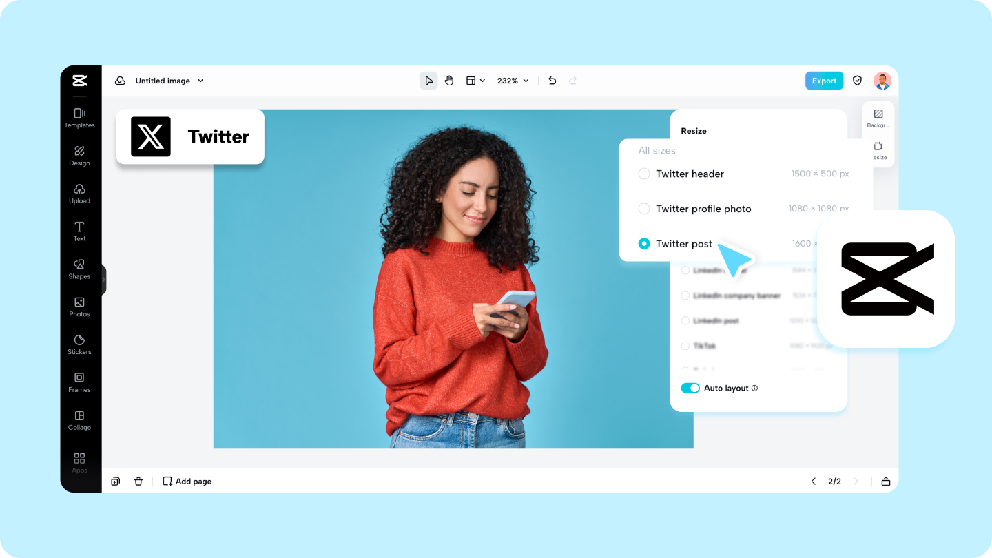 twitter resim boyutlandırma