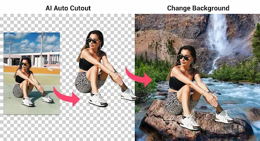 changing picture background