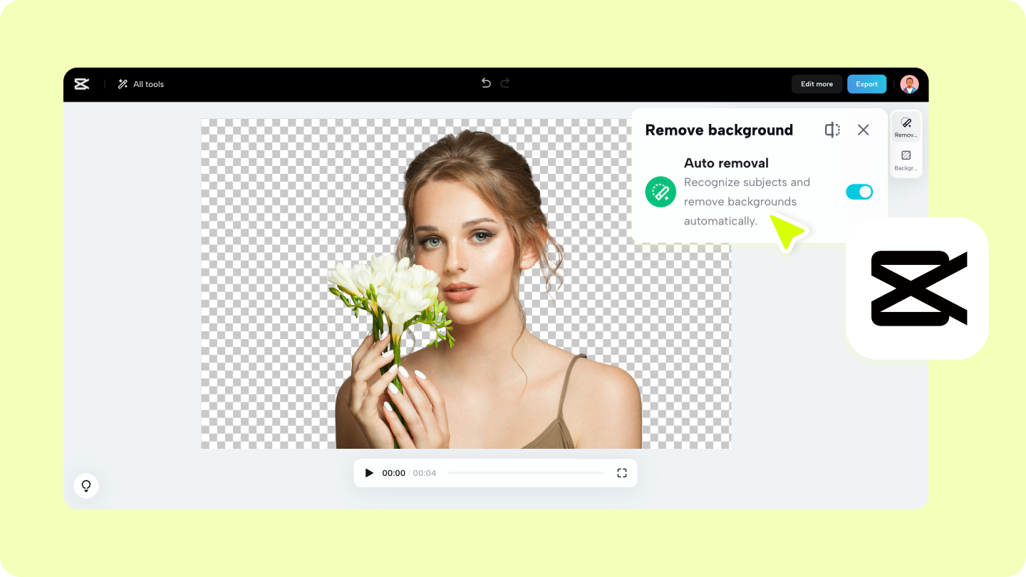 change video background app