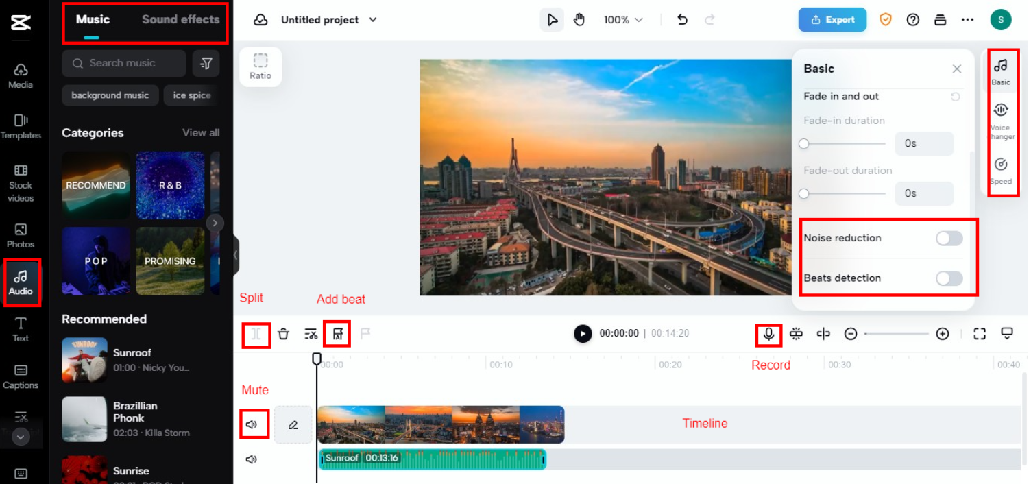CapCut is one of the top online sound cutters