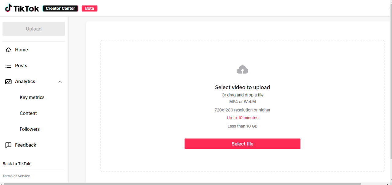 Post a video on TikTok using your PC