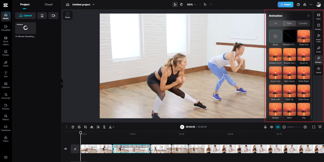 Play around with the different editing tools to enhance the video
