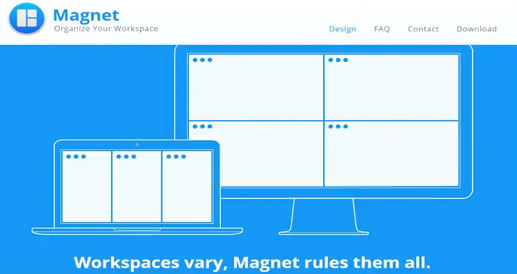 Split Mac screen with Magnet - Step1