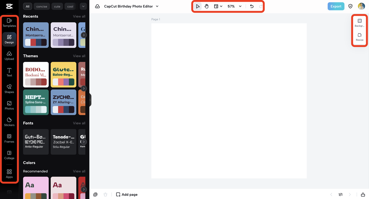 capcut birthday photo editor