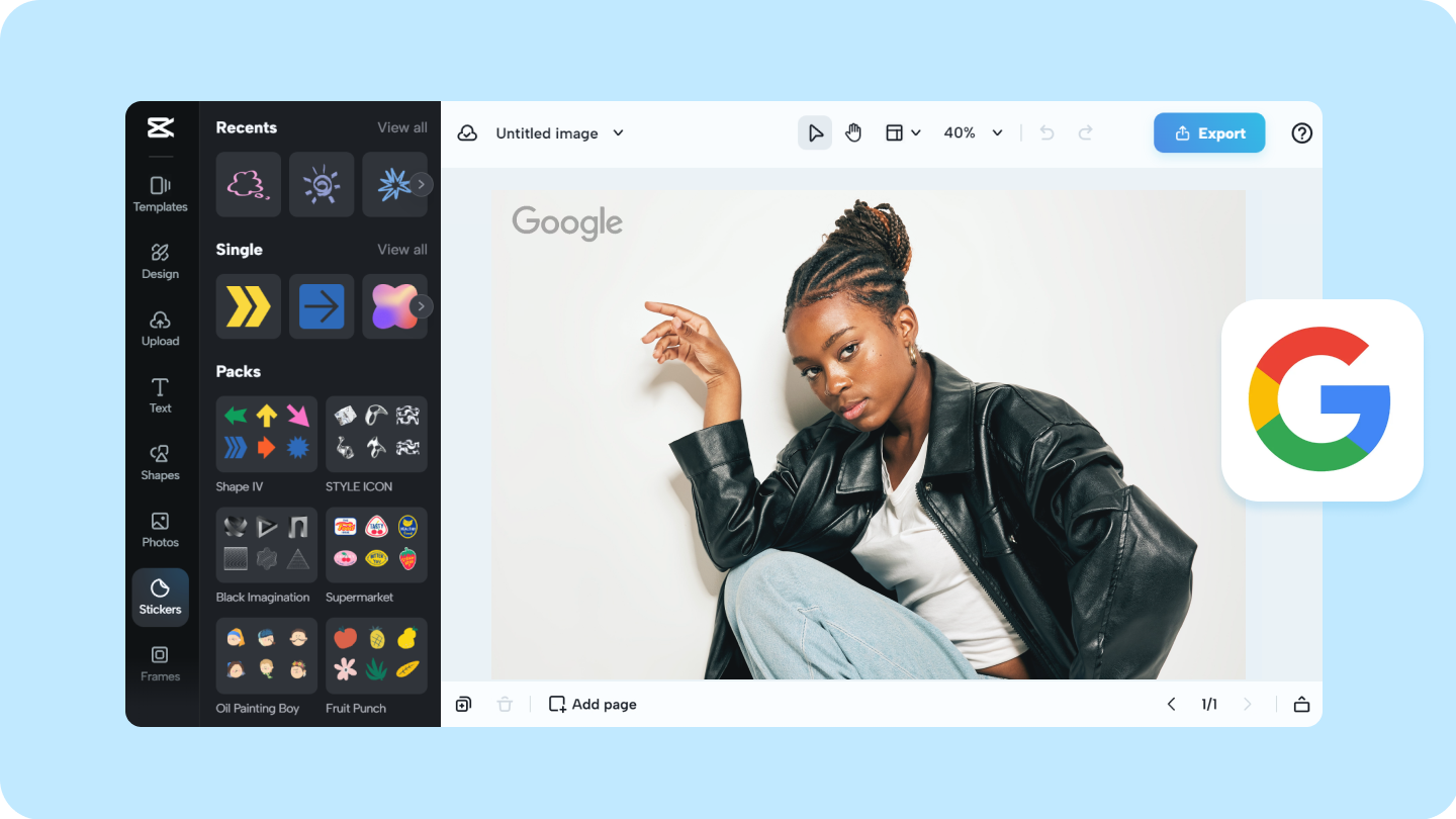 محرر صور جوجل