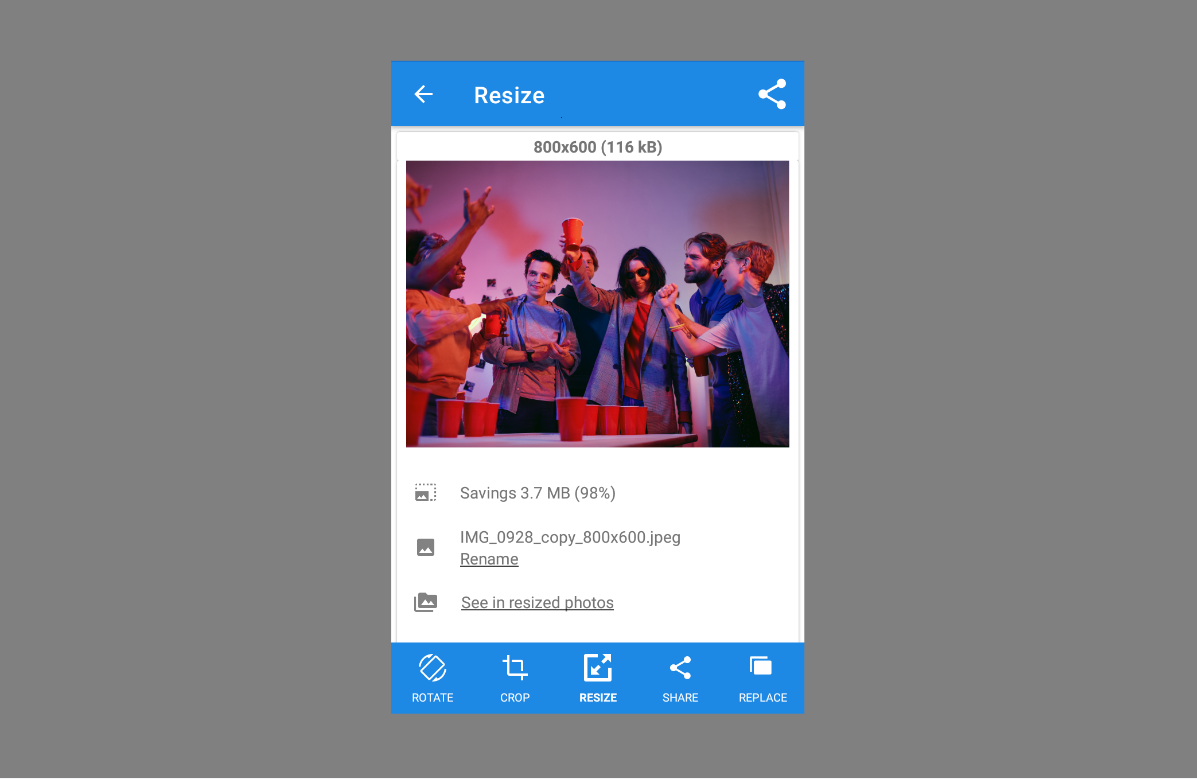 Resizing photos tool - Photo & Picture Resizer