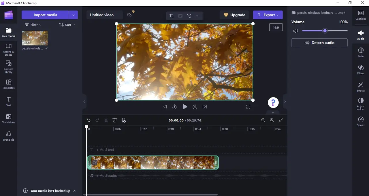 Clipchamp video compressor