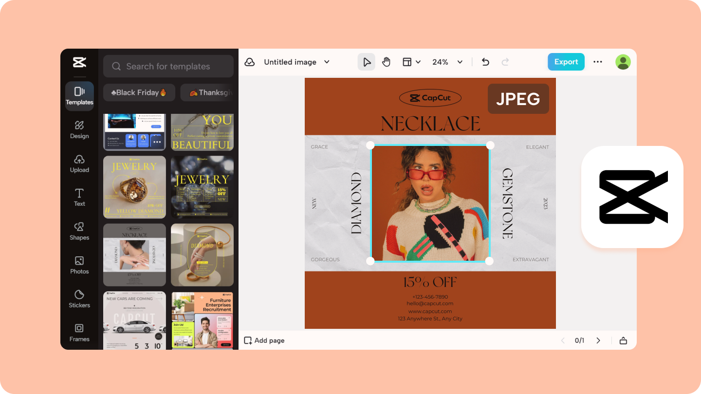 Éditeur JPEG en ligne