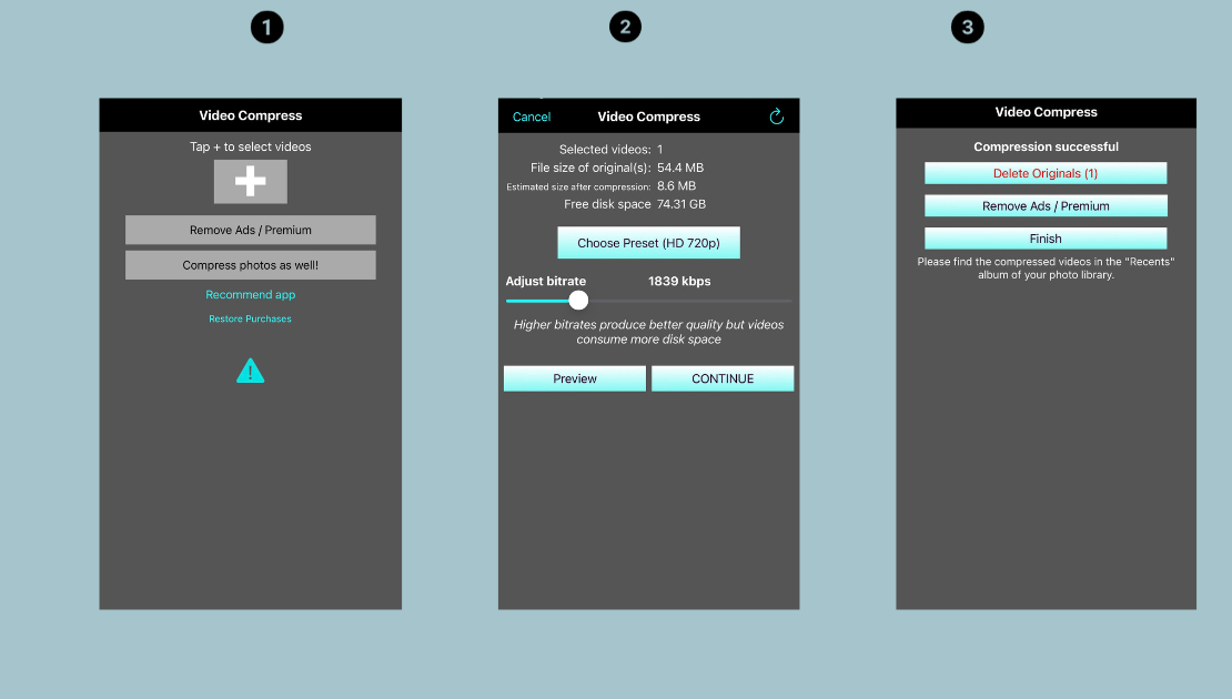video compress - shrink vids