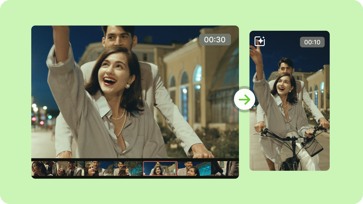 クリエイティブなクリップを作成する