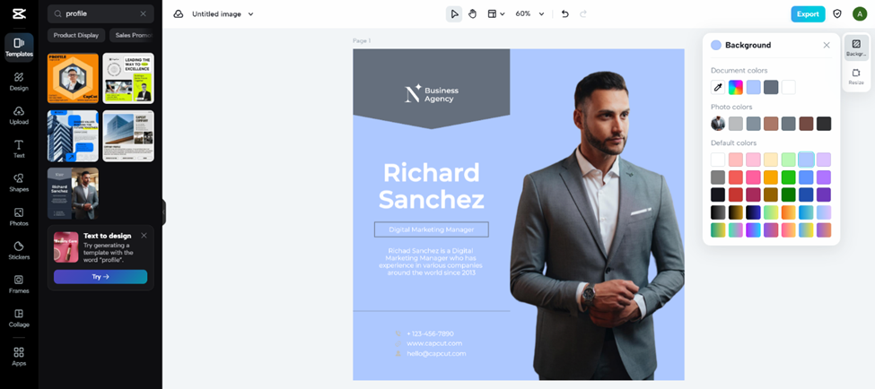 change background color