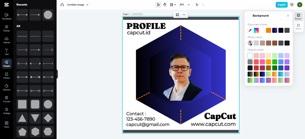 create a unique background