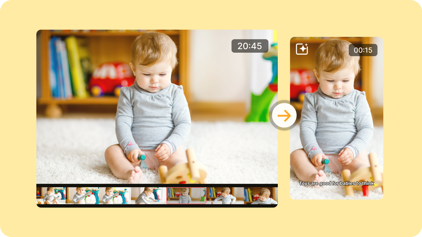 Effective Way to Cut Educational Short Videos for Infants