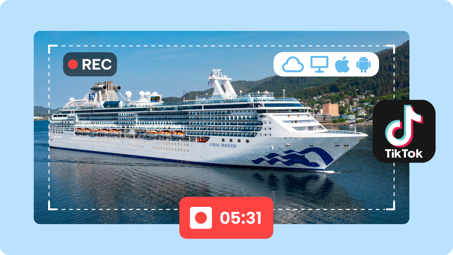 enregistrement tiktok