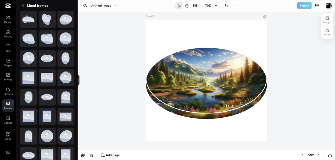 Frame your scenic wonders