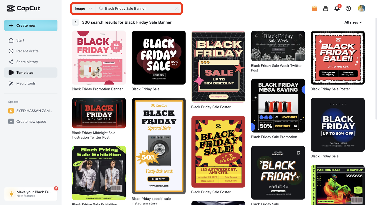 black friday sale banner