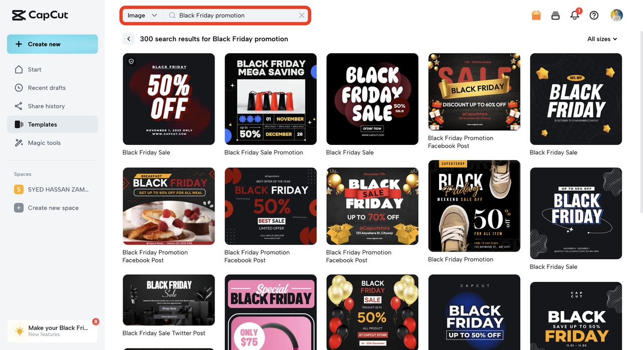 black friday promotion