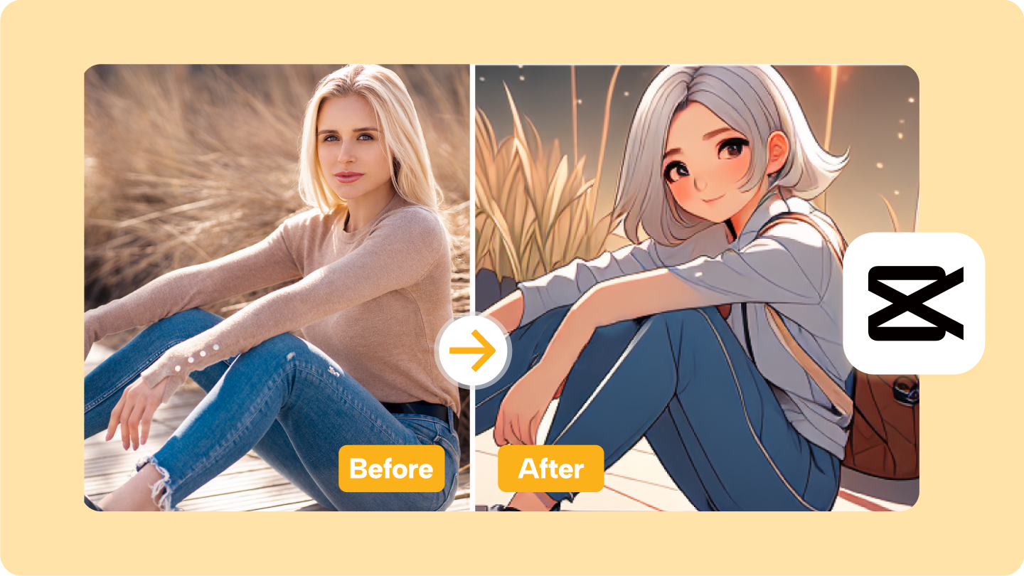 turn photo into anime