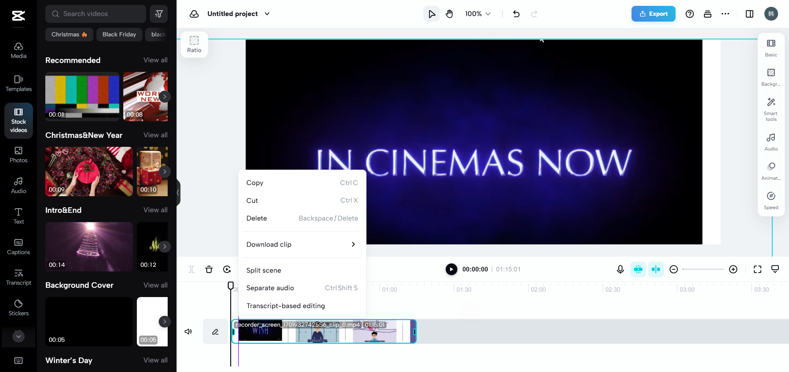 Embark on the next frontier: Mastering video scene splitting with CapCut 