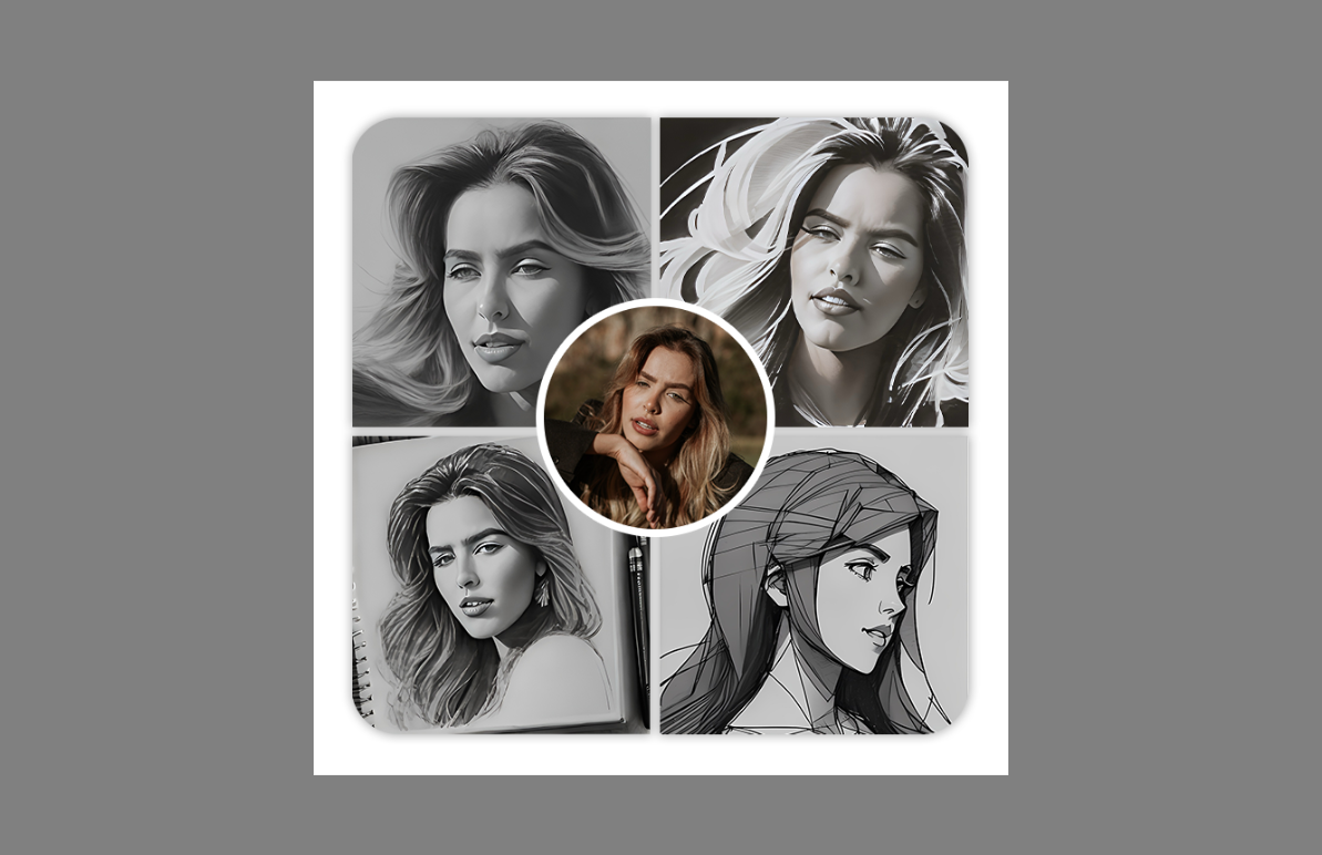 how does AI work to turn pictures into line drawings