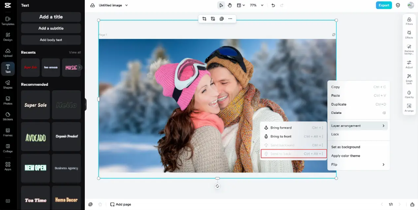 Arrange background-removed photos above other pics for new DSLR background images