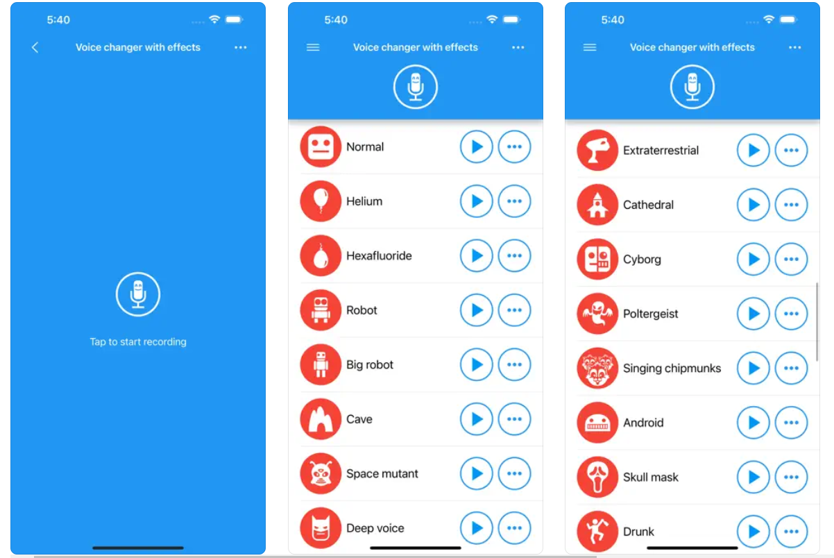 Voice Changer with Effects