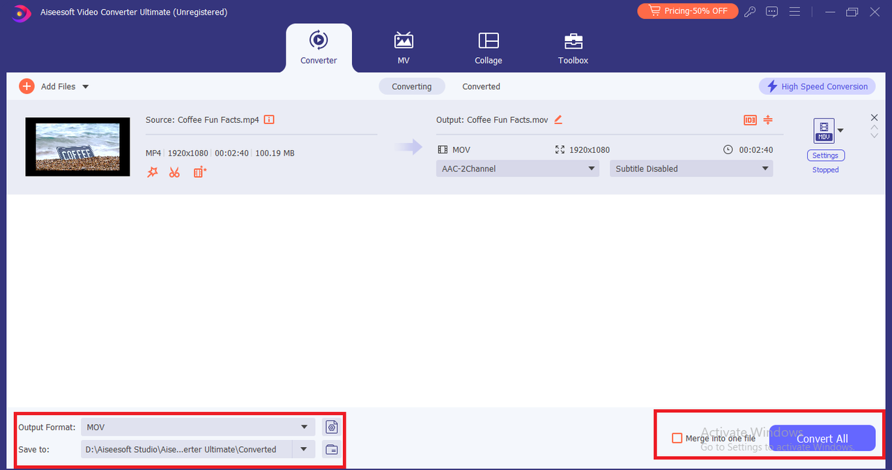 Aiseesoft video converter ultimate