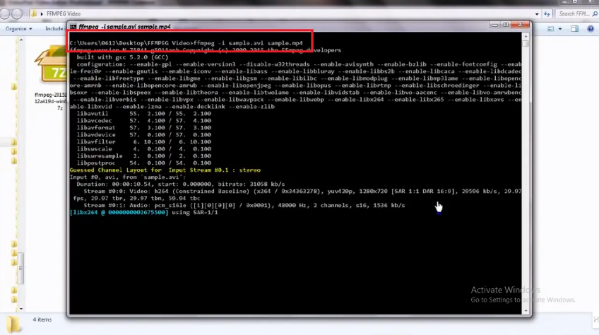 convert the WMV file viа Commаnd Line
