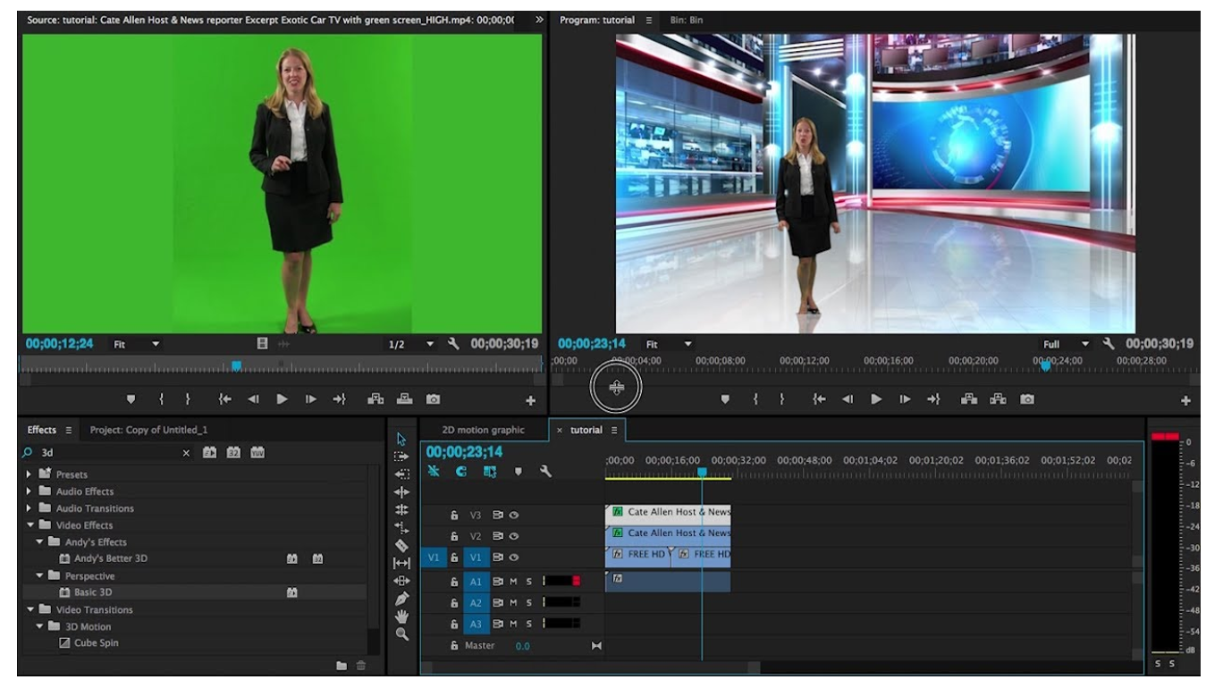 Chroma key in Adobe Premiere Pro: How to edit green screen videos