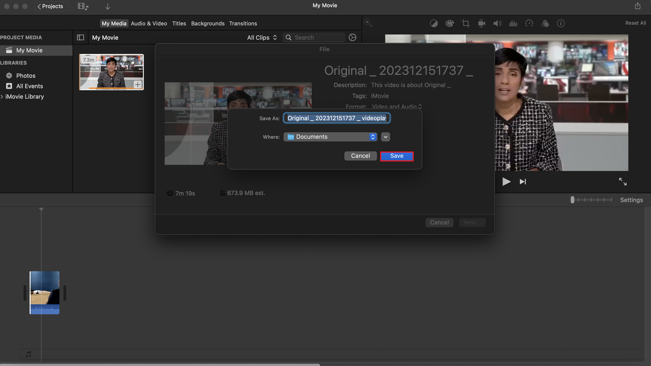 Save to local storage