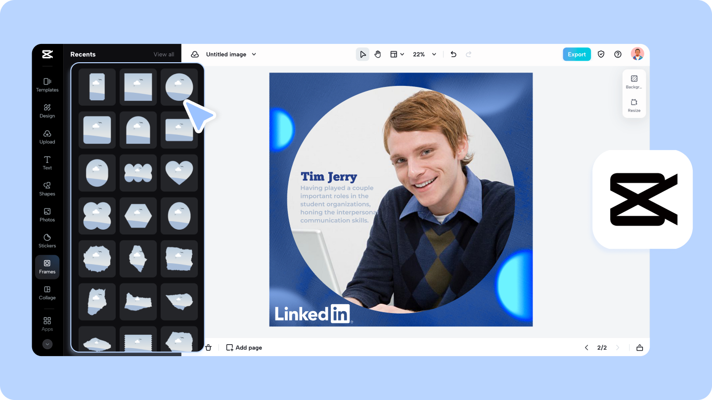 linkedin profile picture maker