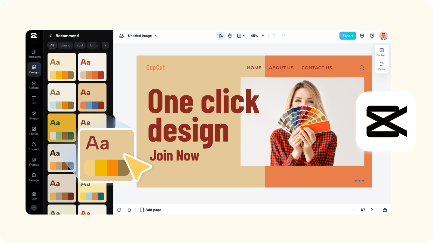 color combination for web page