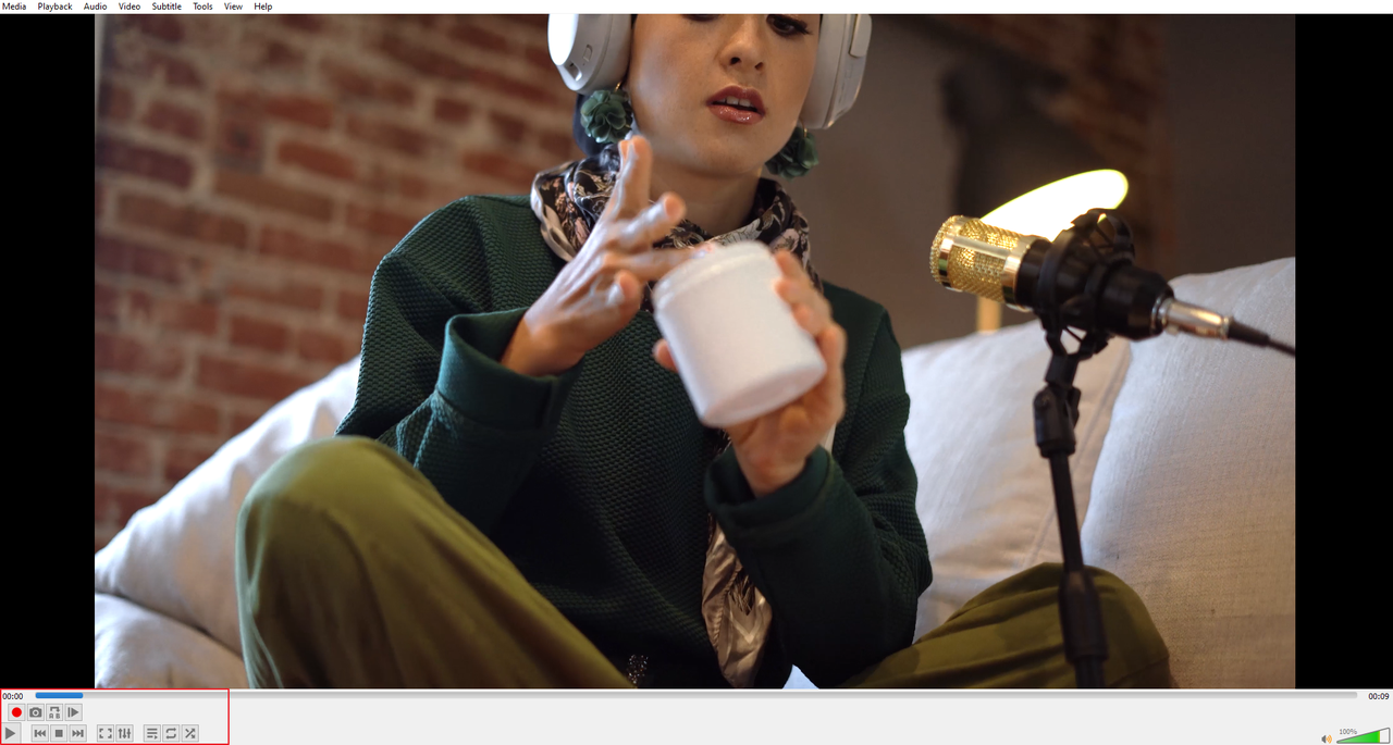 record to trim video in VLC