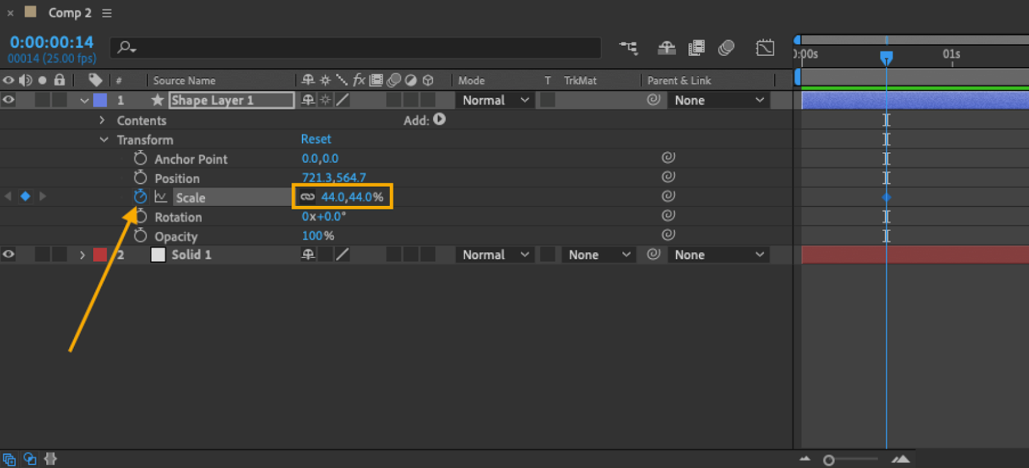 How to add a keyframe in After Effects?