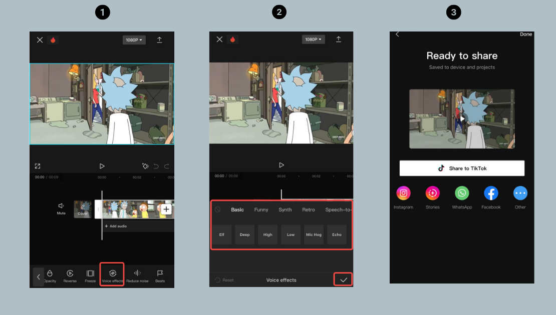 CapCut mobile video editor 