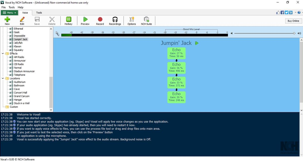 Steps to use Voxal Voice Changer