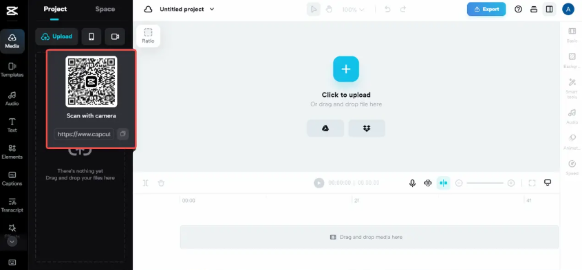 Scan with camera" QR Scanner 
