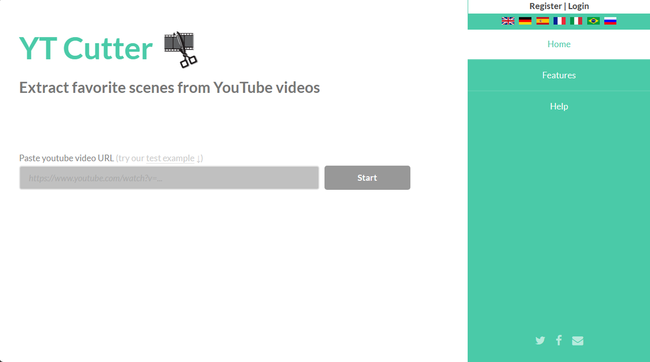 YT Cutter interface