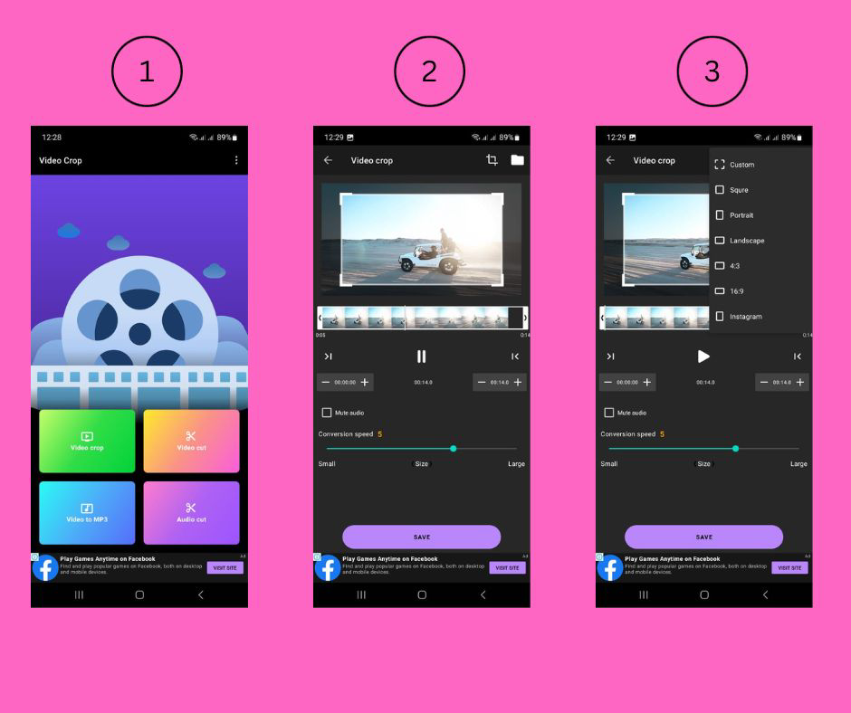 crop with UPlayer Video Crop & Trim